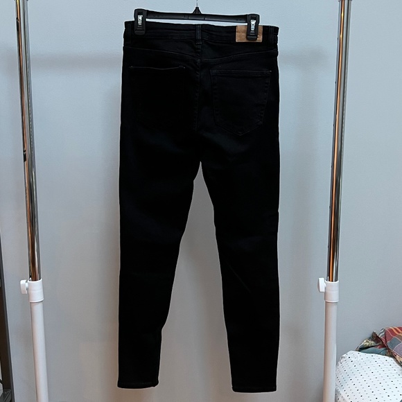 Black Zara High Waisted Skinny Jeans in black - Size 10 - Picture 3 of 5